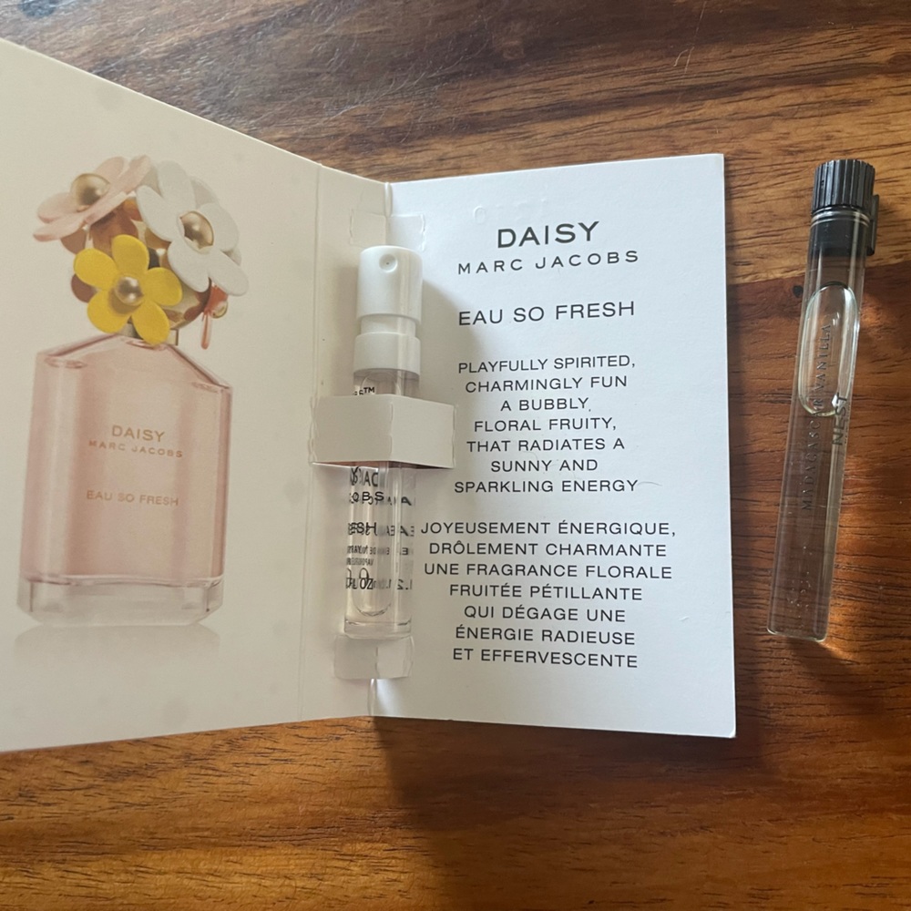2for$20 Marc Jacobs Daisy Eau so Fresh and Madagascar Vanilla Nest samples